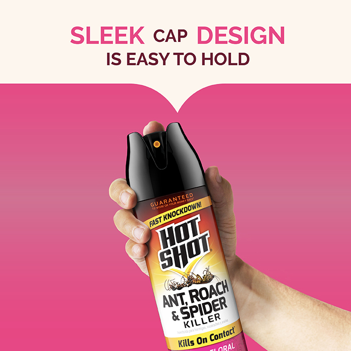 HG-96781 Ant, Roach & Spider Killer Fresh Floral Scent 17.5 oz Sleek Cap Design